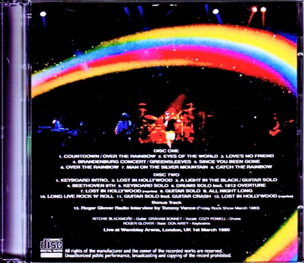 Rainbow/London,UK 3.1.1980 - Image 2