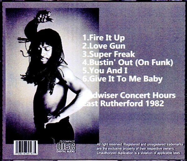 Rick James/NJ, USA 1982 - Image 2