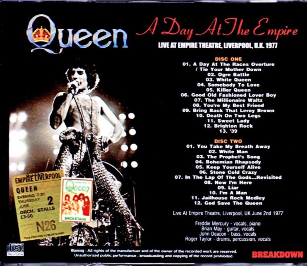 Queen/UK 6.2.1977 - Image 2
