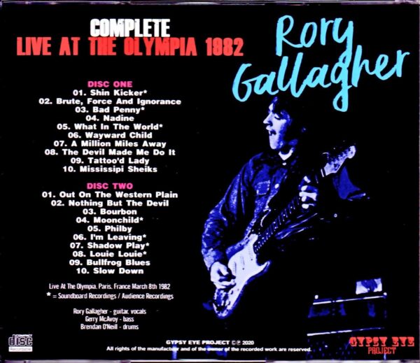 Rory Gallagher/France 1982 - Image 2