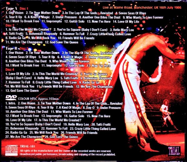 Queen/UK 7.16.1986 2Source & more - Image 2