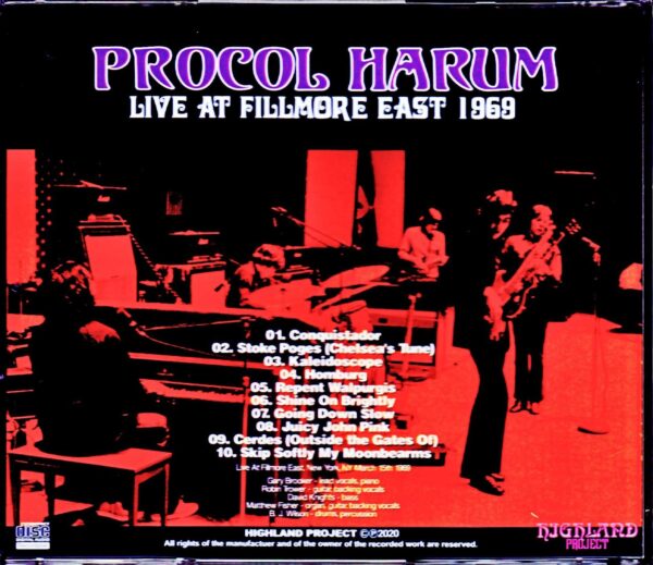 Procol Harum/NY,USA 1969 - Image 2