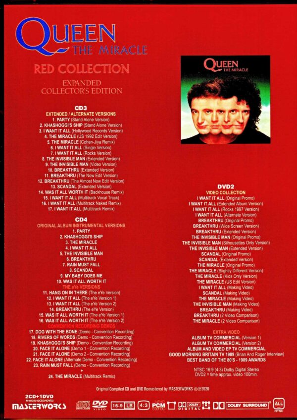 Queen/The Miracle The Miracle Expanded Collector's Red Edition - Image 2