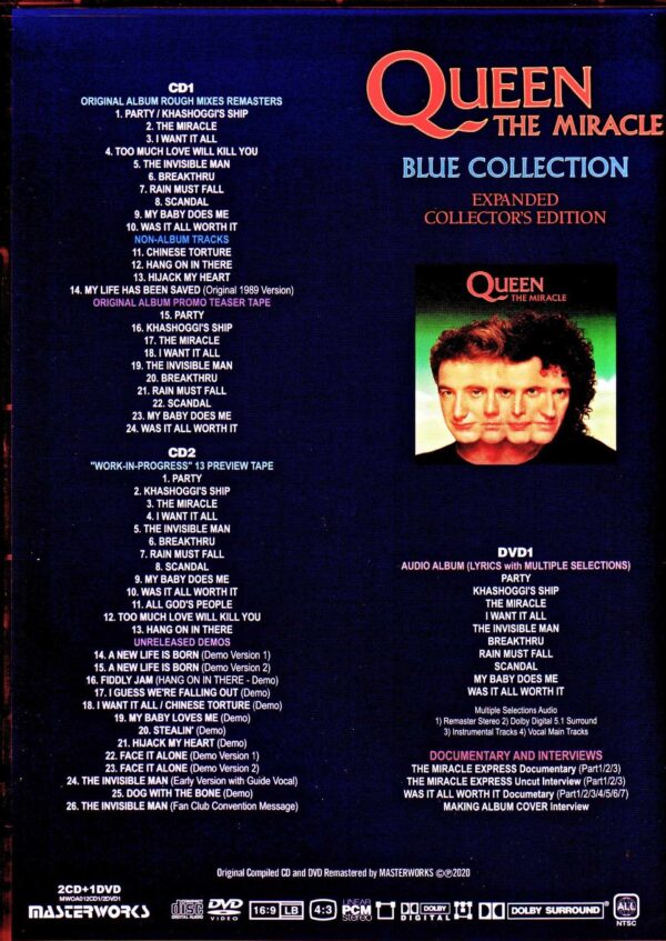 Queen/The Miracle The Miracle Expanded Collector's Blue Edition - Image 2