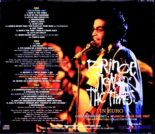 Prince/France 1987 & more New Remaster Collector's Edition - Image 2