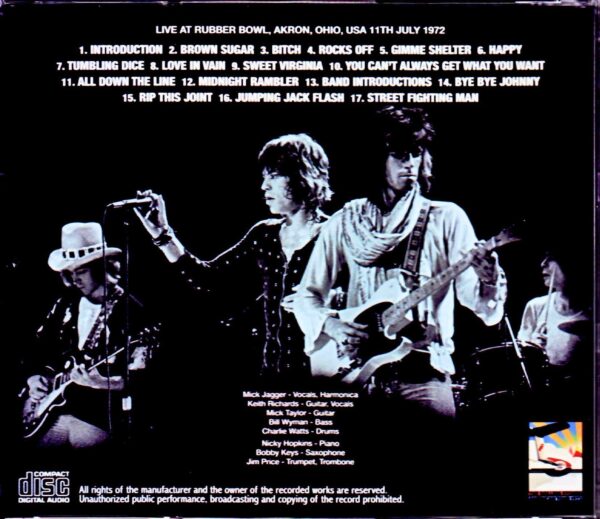 Rolling Stones/OH,USA 1972 Upgrade - Image 2
