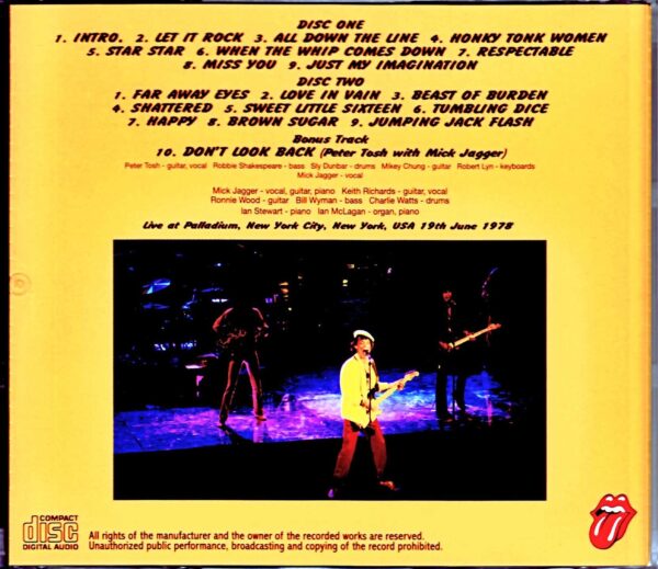 Rolling Stones/NY,USA 1978 Upgrade - Image 2