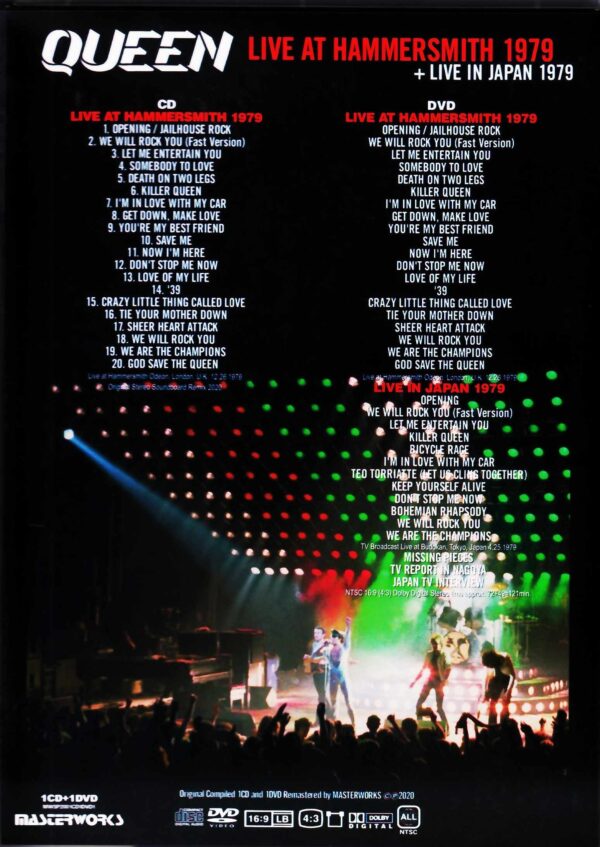 Queen/Hammersmith 1979 London,UK 1979 New Master 2020 Revised Edition - Image 2