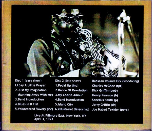 Rahsaan Roland Kirk/NY,USA 1971 - Image 2