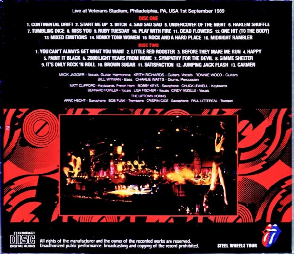 Rolling Stones/PA,USA 9.1.1989 Upgrade - Image 2