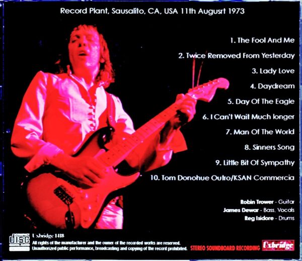 Robin Trower/CA, USA 1973 - Image 2