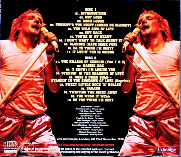 Rod Stewart/London,UK 12.23.1978 - Image 2