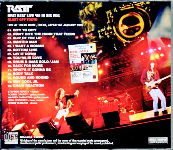 Ratt/Tokyo,Japan 1.1.1989 - Image 2