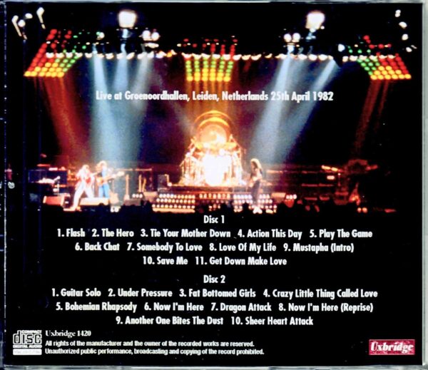Queen/Netherlands 4.25.1982 - Image 2