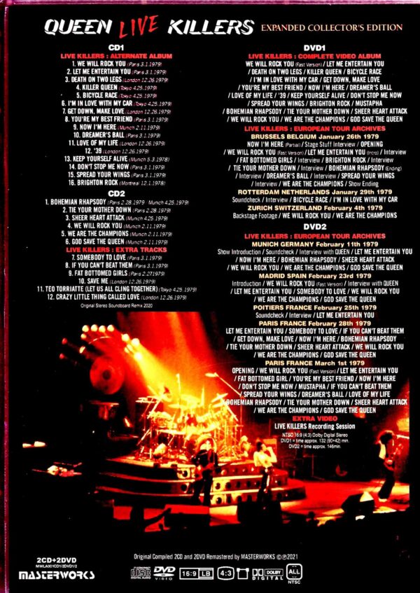 Queen/Live Killers Expanded Collector's Edition - Image 2