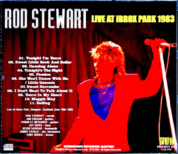 Rod Stewart/Scotland,UK 1983 - Image 2