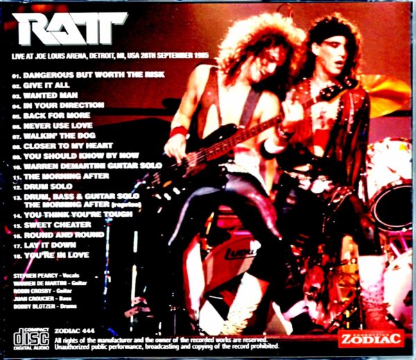 Ratt/MI,USA 1985 Upgrade - Image 2
