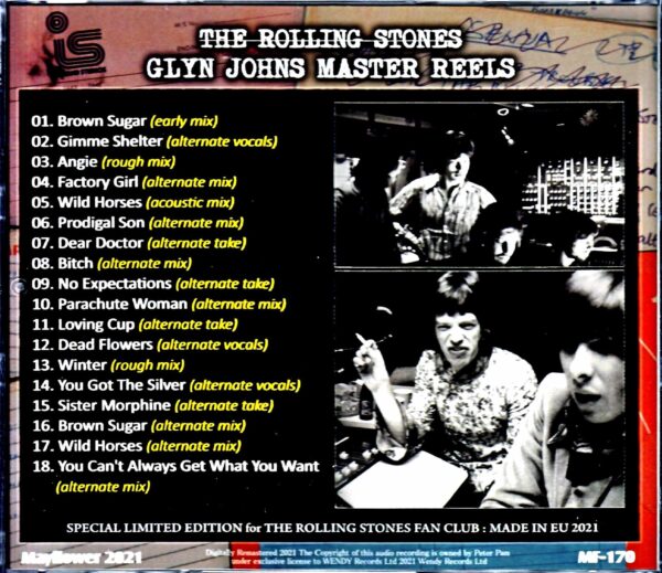 Rolling Stones/Glyn Johns Master Reels - Image 2
