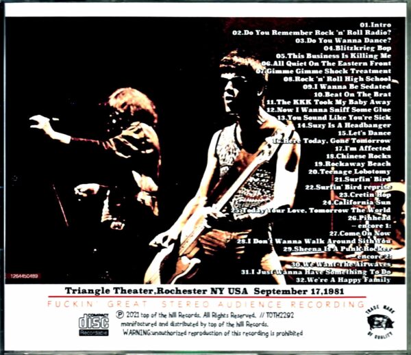 Ramones/NY,USA 1981 - Image 2