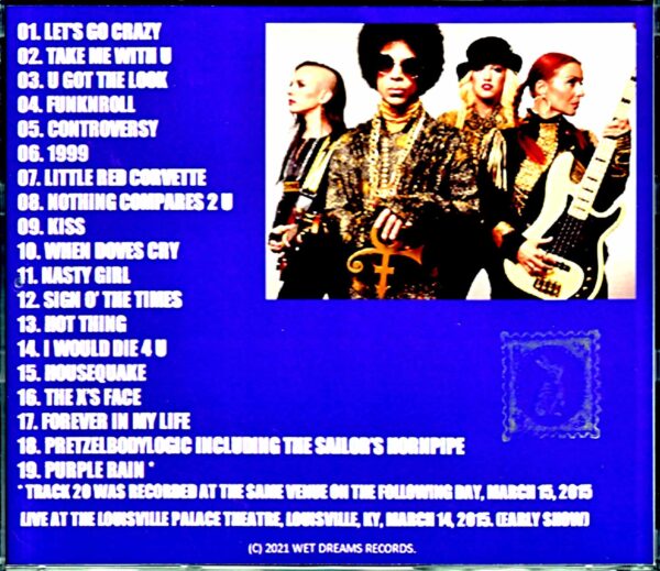 Prince and 3rd Eye Girl/KY,USA 2015 Early Show - Image 2