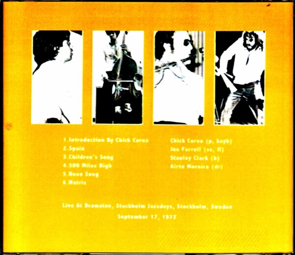 Return to Forever/Sweden 1972 Upgrade - Image 2
