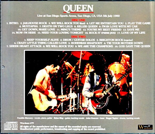 Queen/CA,USA 7.5.1980 - Image 2