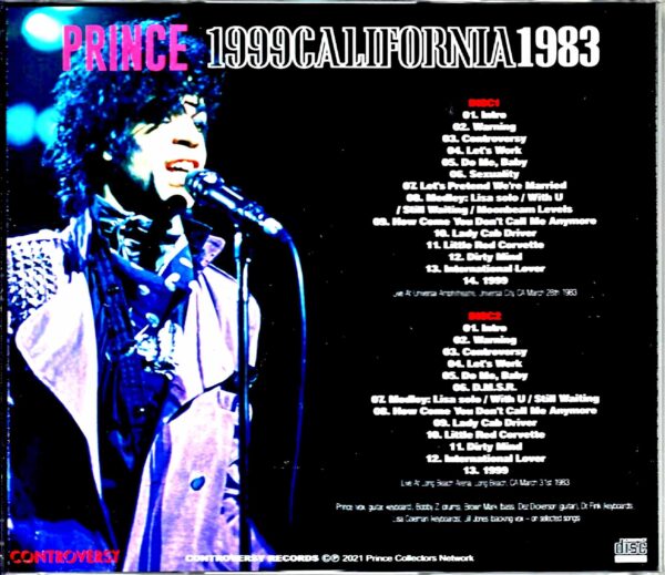 Prince/CA,USA 1983 2Days - Image 2