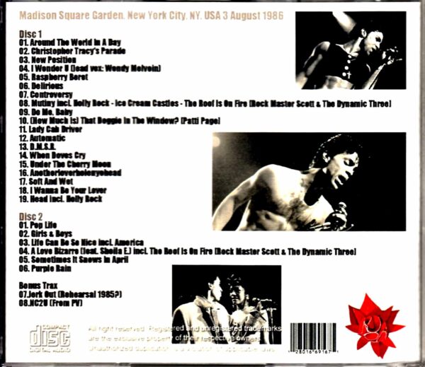 Prince and the Revolution/NY,USA 8.3.1986 & more - Image 2