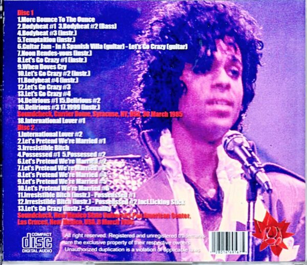 Prince and the Revolution/NM,USA 1985 & more Soundcheck - Image 2