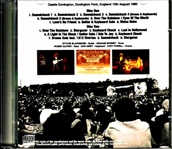 Rainbow/England,UK 1980 Soundcheck & Rehearsal - Image 2
