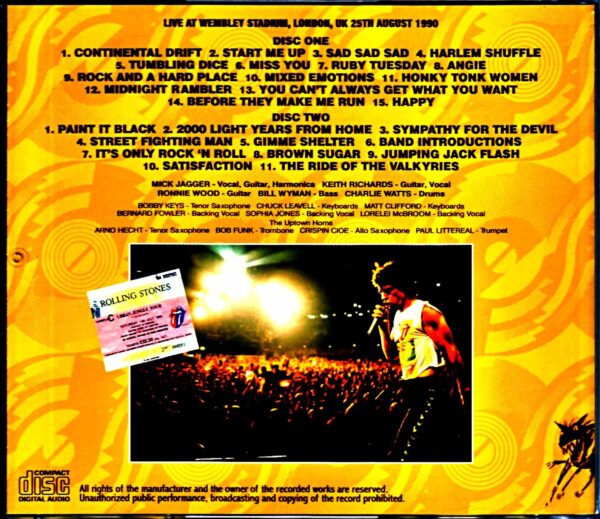 Rolling Stones/London,UK 8.25.1990 New Source - Image 2