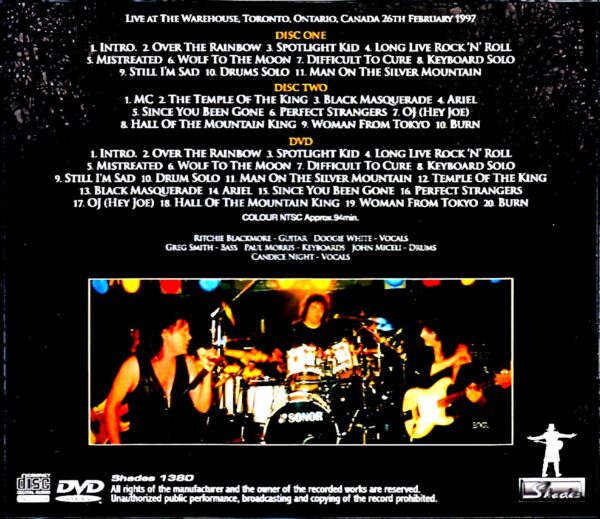 Ritchie Blackmore's Rainbow/Canada 2.26.1997 Complete - Image 2
