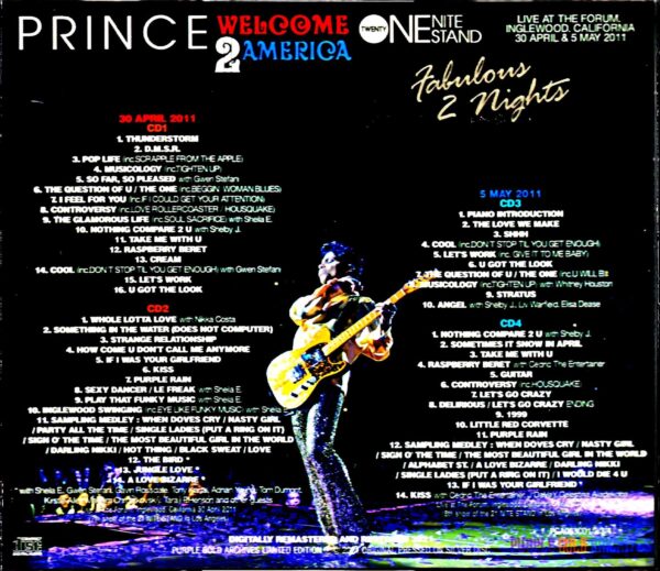 Prince Sheila E.,Gwen Stefani,Whitney Houston/CA,USA 4.30 & 5.5.2011 Complete - Image 2