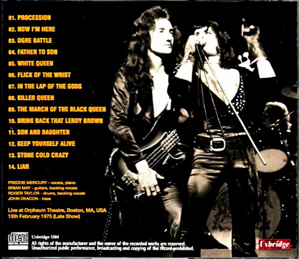 Queen/MA,USA 1975 Late Show - Image 2