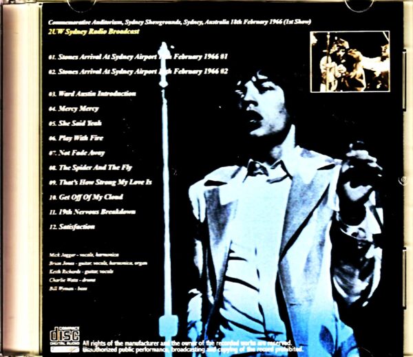 Rolling Stones/Australia 2.18.1966 1st Show - Image 2