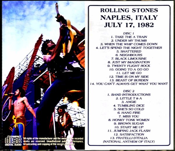 Rolling Stones/Italy 1982 Complete Analogue 2LP Edition - Image 2