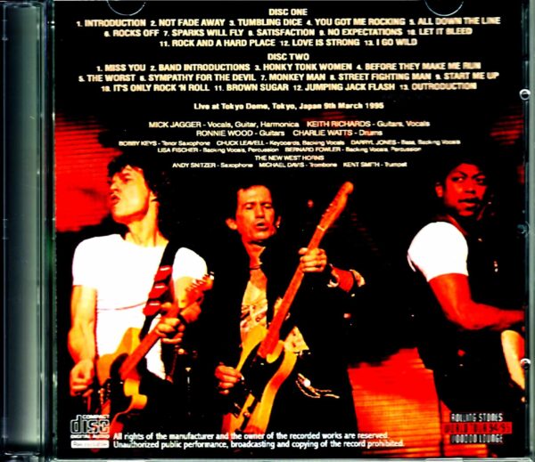 Rolling Stones/Tokyo,Japan 3.9.1995 Complete - Image 2