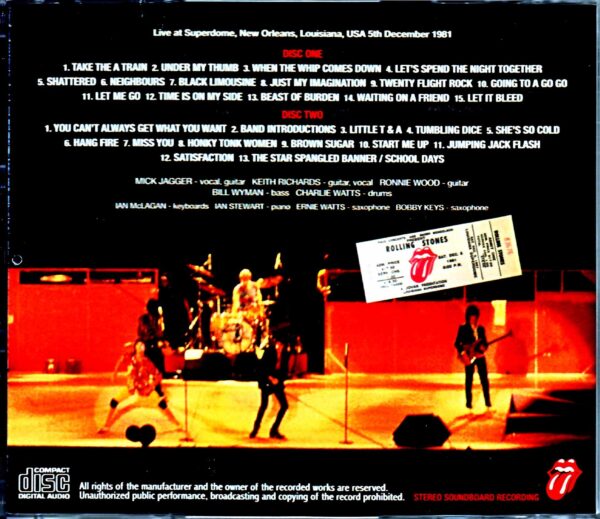 Rolling Stones/LA, USA 1981 Remastered - Image 2