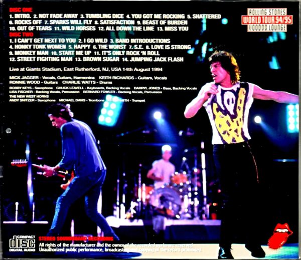 Rolling Stones/NJ, USA 8.14.1994 - Image 2