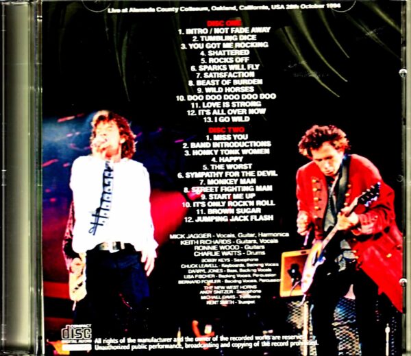 Rolling Stones/CA,USA 10.28.1994 - Image 2