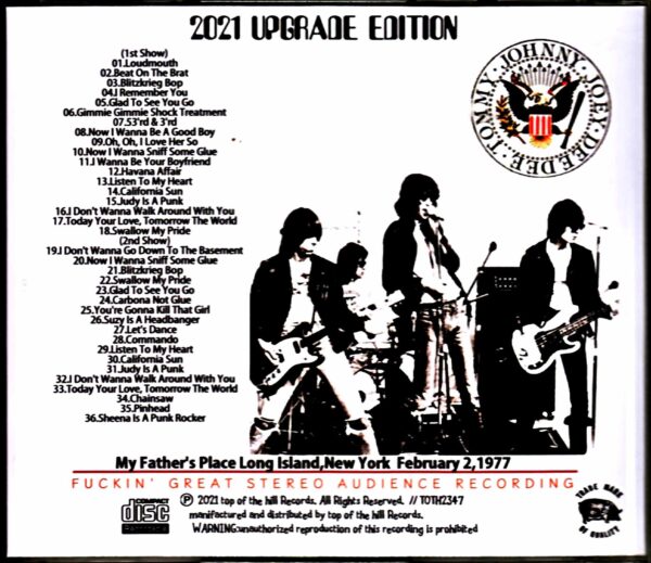 Ramones/NY,USA 1977 Upgrade - Image 2
