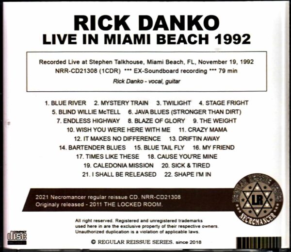 Rick Danko/FL,USA 1992 - Image 2