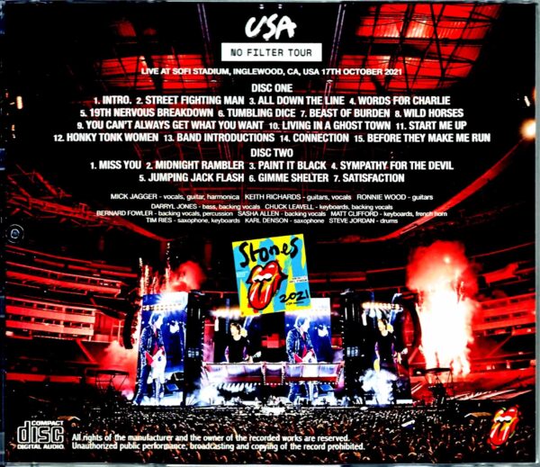 Rolling Stones/CA,USA 10.17.2021 - Image 2