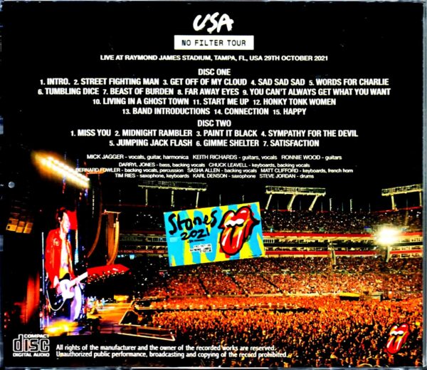 Rolling Stones/FL,USA 10.29.2021 - Image 2