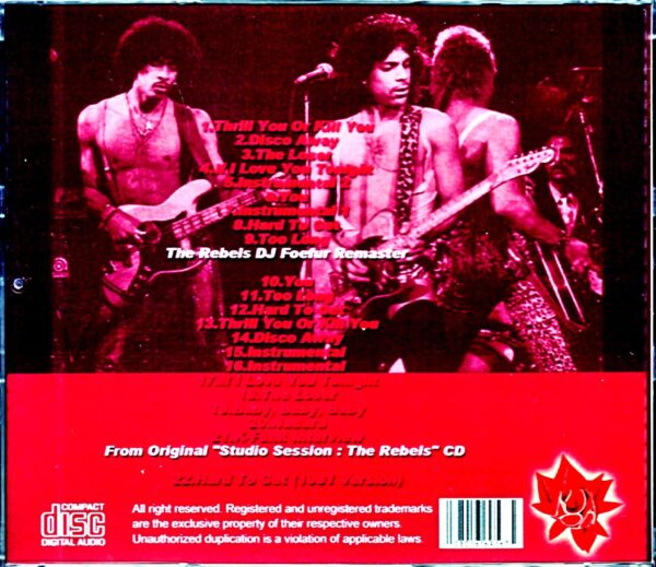 Prince Rebels/DJ Foefur Remaster & Studio Session - Image 2