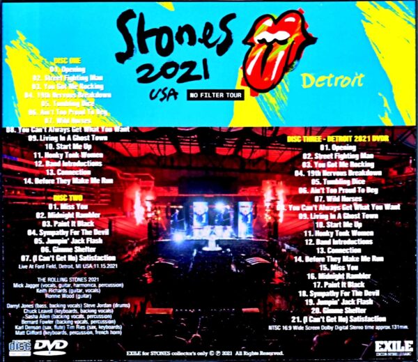 Rolling Stones/MI,USA 2021 S & V - Image 2