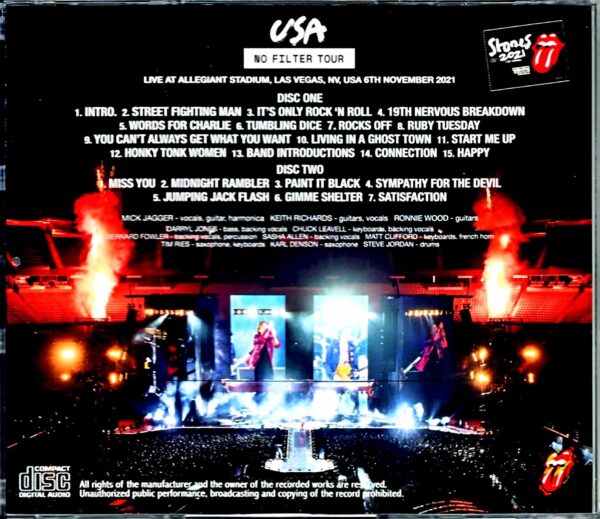 Rolling Stones/NV,USA 2021 - Image 2