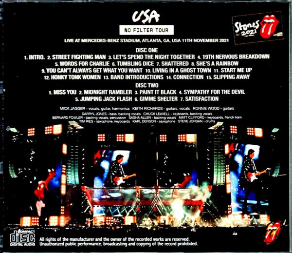 Rolling Stones/GA,USA 2021 - Image 2