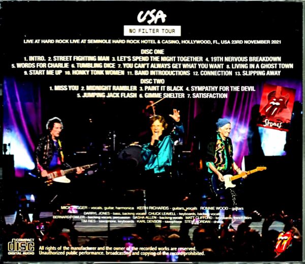 Rolling Stones/FL,USA 11.23.2021 Upgrade - Image 2
