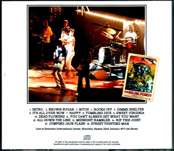 Rolling Stones/HI,USA 1973 1st Show Remastered - Image 2